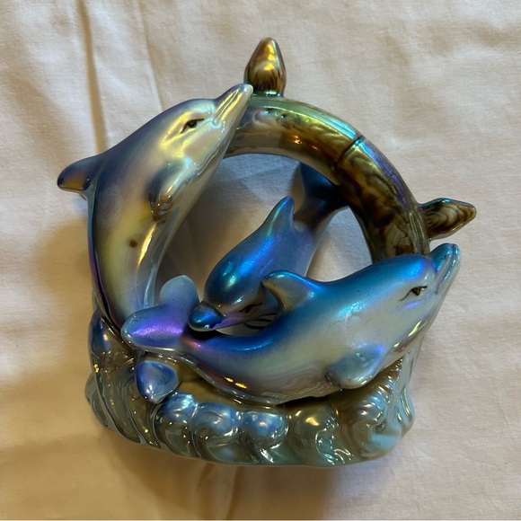 Dolphins Trinket with Spring Movement - Picture 9 of 9